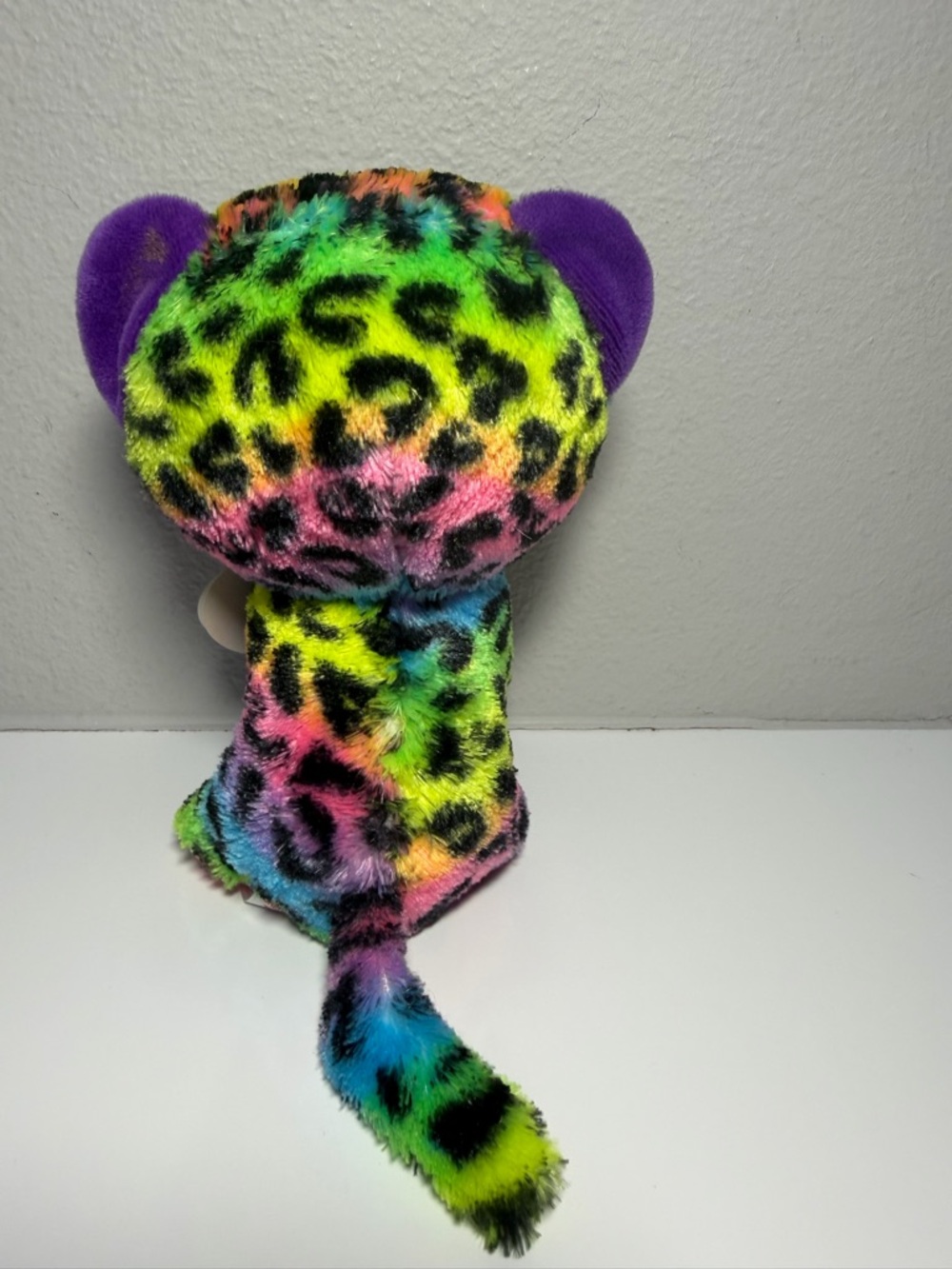 TY Beanie Boos Rainbow Leopard Plush Toy - Dotty - Picture 5 of 8